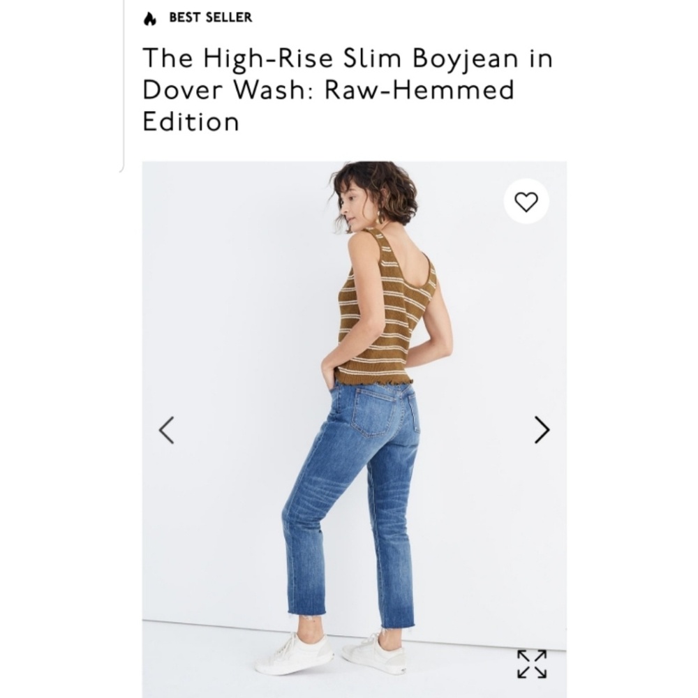 Madewell High-Rise Slim Crop Boyjean